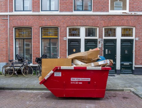 Professional office clearance team at work in East London