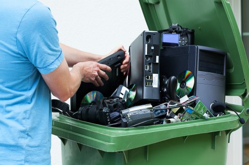 Eco-friendly disposal of items during flat clearance in East London